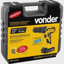 Parafusadeira e Furadeira C/Impacto a Bateria 3/8 10mm 12V Lítio Bivolt C/Acessórios PFV012I - Vonder