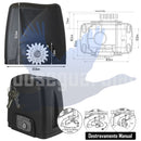 Kit Motor Portão Eletrônico Correr Deslizante Atto Turbo Rossi 2 controles 350kg