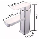 Torneira Monocomando Cromada Bica Baixa Pia Bancada Banheiro Lavatório - GT838 Lorben