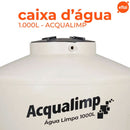 Caixa d Água com Filtro e Boia 1000L Água Limpa Acqualimp