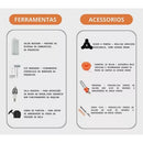 Roçadeira Multifuncional 63Cc 4 Em 1 + Brindes