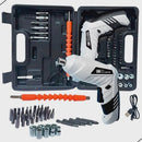 Kit Mini Parafusadeira Sem Fio Recarregável Usb Com 47 Peças