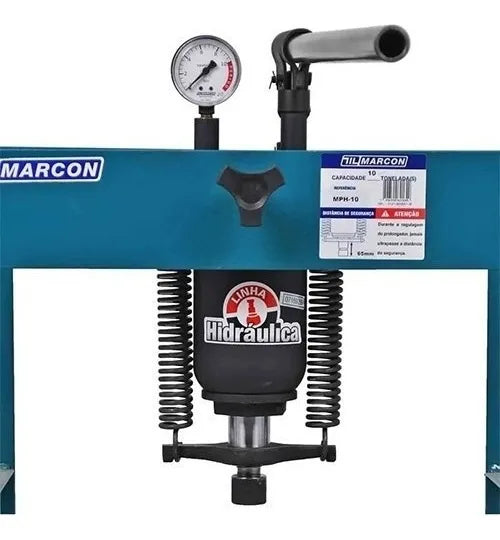 Prensa Hidráulica 10 Toneladas Mph 10 - Marcon Cor Azul